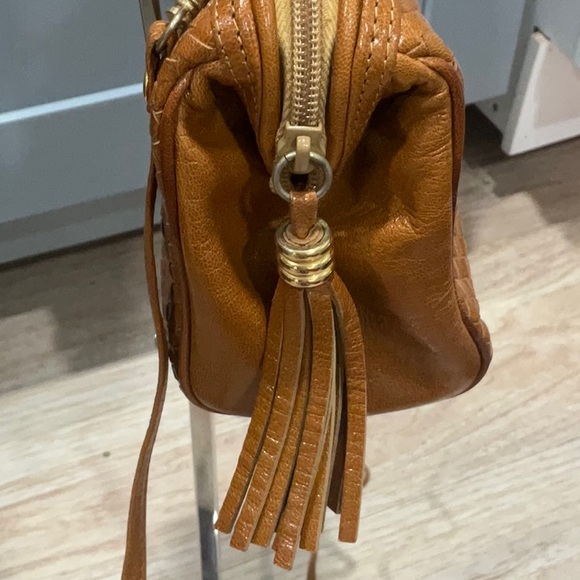 ❌Sold❌Vintage Fendi Brown Woven Leather Small Crossbody Bag - Picture 5 of 16